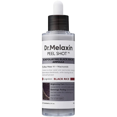 Dr.Melaxin Peel Shot Exfoliating Black Rice Ampoule 80 ml