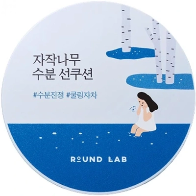 Round Lab Birch Juice Moisturizing Sun Cushion SPF 50+ PA++++ - 15 gr.