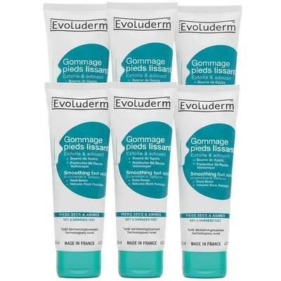 Evoluderm Smoothing Foot Scrub 6 x 125 ml (BEMÆRK DATO)