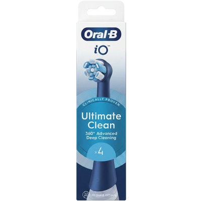 Oral-B IO Ultimate Clean Refill 4 Pieces - Black