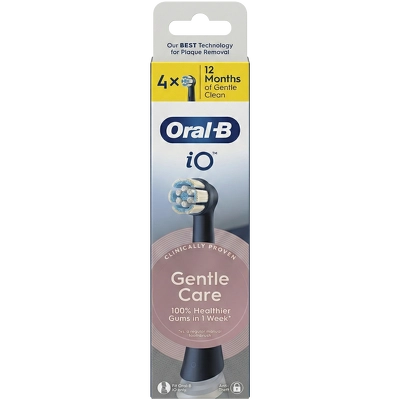Oral-B iO Refill Gentle Care 4 Pieces - Black