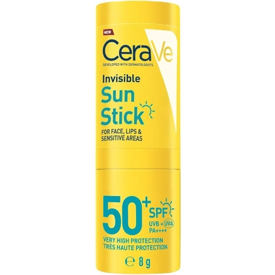 CeraVe Invisible Sun Stick Face SPF 50+ - 8 gr.