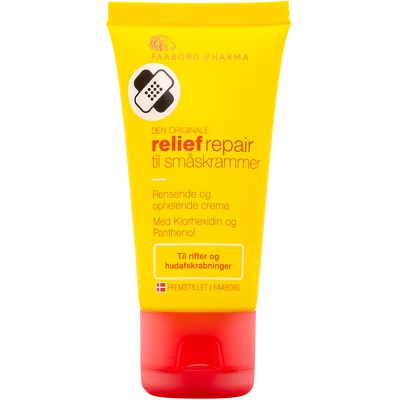 Faaborg Pharma Relief+ Repair Creme Til Småskrammer 30 ml
