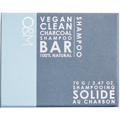 O&M Charcoal Shampoo Bar 70 gr.