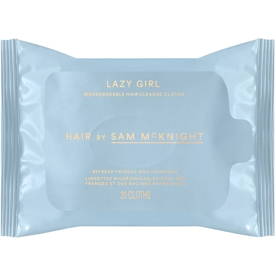 Hair by Sam McKnight Lazy Girl Biodegradable Hair Cleanse Cloths 20 Pieces