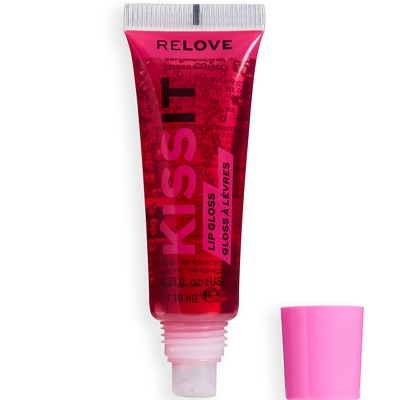 Makeup Revolution Relove Kiss It Lip Gloss 10 ml - Raspberry Pink