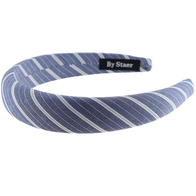 By Stær Clara Hairband - Denim/White