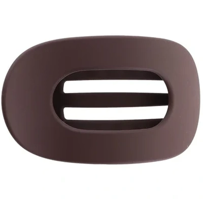 By Stær Eva Hairclip Medium - Matte Dark Brown