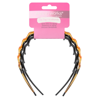Brushworks Zig Zag Headband 3 Pieces