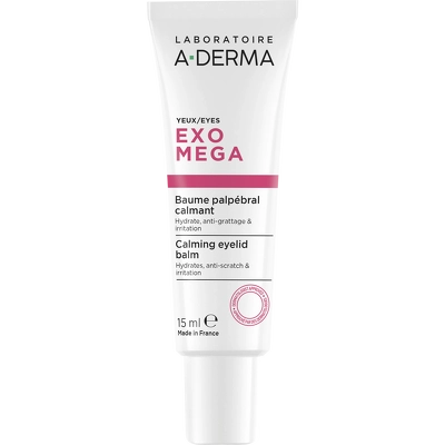 A-DERMA Exomega Face Calming Eyelid Balm 15 ml