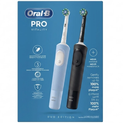 Oral-B Pro Vitality Electric Toothbrush Duo 2 pieces
