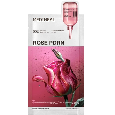 Mediheal Rose PDRN Essential Mask Healthy Glow 1 Piece 1 pieces