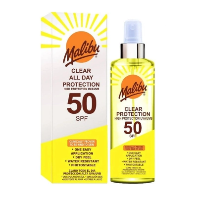 Malibu Sun Clear All Day Protection SPF 50 - 250 ml