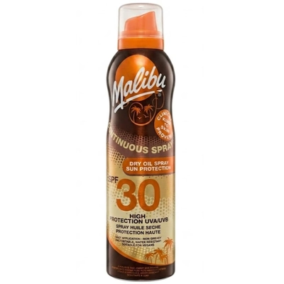 Malibu Sun Continuous Dry Oil Spray SPF 30 - 175 ml