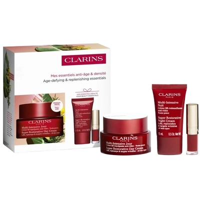 Clarins Age-defying & Replenishing Essentials Gift Set