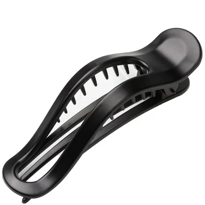 By Stær Camille Hair Clip - Big - Matte Black