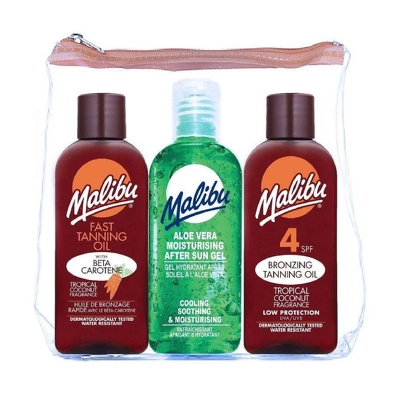Malibu Sun Oil & 100ml Aftersun Tan Maximizer 2X100ml 100 ml