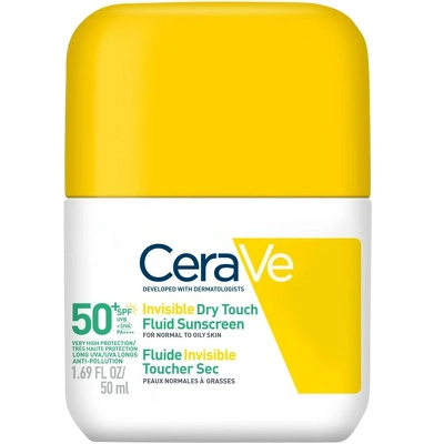 CeraVe Invisible Dry Touch Fluid Sunscreen SPF 50+ 50 ml