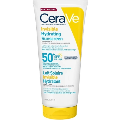 CeraVe Invisible Hydrating Sunscreen SPF 50+ 177 ml
