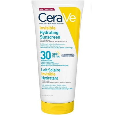 CeraVe Invisible Hydrating Sunscreen SPF 30 - 177 ml