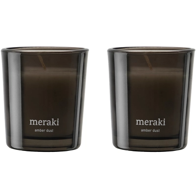 Meraki Scented Candle - Amber Dust 2 x 60 g