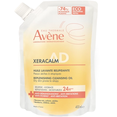 Avène XeraCalm AD Replenishing Cleansing Oil Refill 400 ml