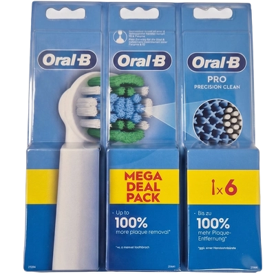 Oral-B Pro Precision Clean 6 pcs - White
