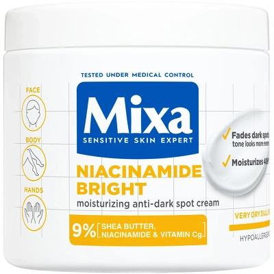 Mixa Niacinamide Bright Moisturizing Anti-Dark Spot Cream 400 ml