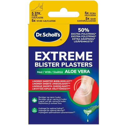 Scholl Ext Blister Plasters w Aloe Vera 5 pcs
