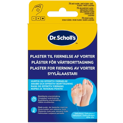 Scholl Wart & Verruca Removal Plasters 21 pcs