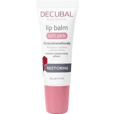 Decubal Restoring Lip Balm 10 ml - Soft Pink (Limited Edition)