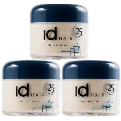 3 x Matte Titanium Hair Wax 90 ml