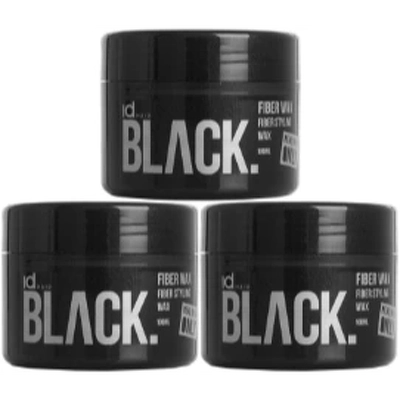 3 x Black Fiber Wax Men