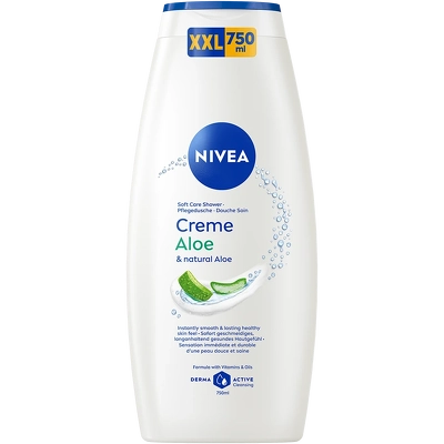 Nivea Soft Care Shower Creme & Aloe 750 ml