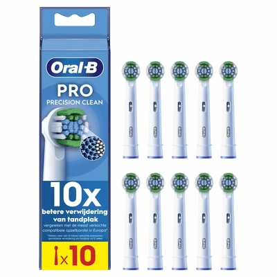 Oral-B Pro Precision Clean Refill 10 pcs - Hvid
