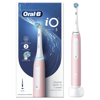Oral-B iO Series 3 Toothbrush - Blush Pink