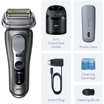 Braun Series 9 Pro Plus 6-in-1 SmartCare Centros PowerCase
