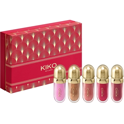 KIKO Milano Twist 'N Twinkle Holiday The Fabulous 5 Mini Lip Gift Box (Limited Edition)