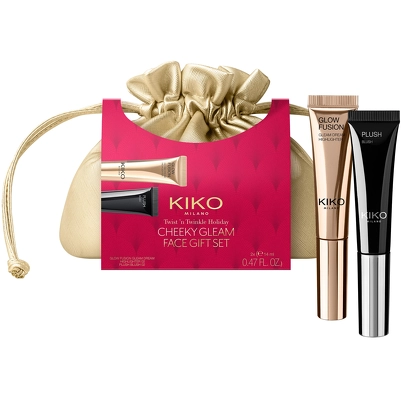 KIKO Milano Twist 'N Twinkle Holiday Cheeky Gleam Face Gift Set (Limited Edition)
