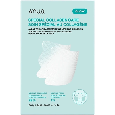 Anua PDRN Collagen Melting Patch For Glass Skin 4 pcs