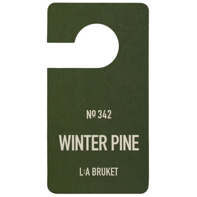 L:a Bruket Fragrance Tag - 342 Winter Pine