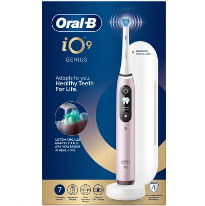 Oral-B iO9 Electric Toothbrush - Rose Quartz