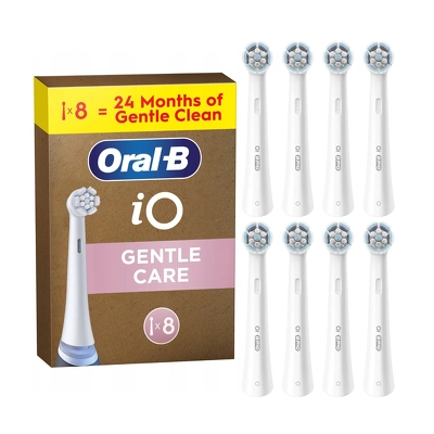 Oral-B iO Gentle Care Børstehoveder Hvid, 8 pcs - White