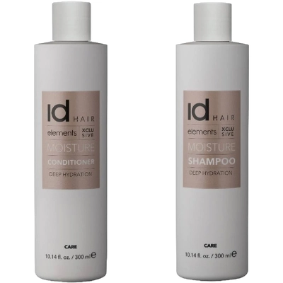 IdHAIR Elements Xclusive Moisture Shampoo & Conditioner 300 ml Set