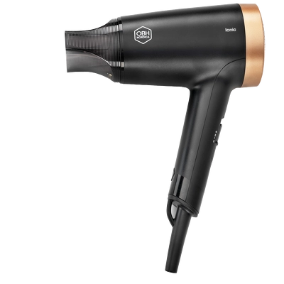 OBH Nordica Glam & Shine Hair Dryer - Sort
