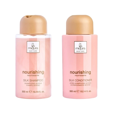 Miqura Nourishing Silk Shampoo & Conditioner Set 300 ml