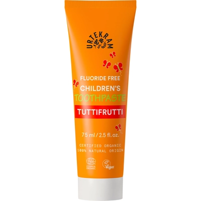 Urtekram Children's Flouride Free Tuttifrutti Toothpaste 75 ml