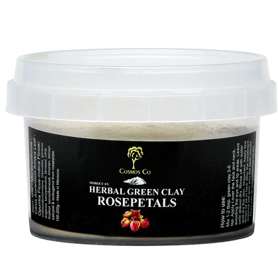 Cosmos Co Herbal Green Clay Rosepetals 190 gr.
