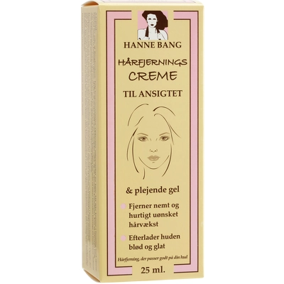 Hanne Bang Hårfjerningscreme Til Ansigtet 25 ml