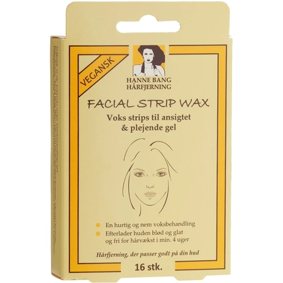 Hanne Bang Facial Strip Wax 16 pcs